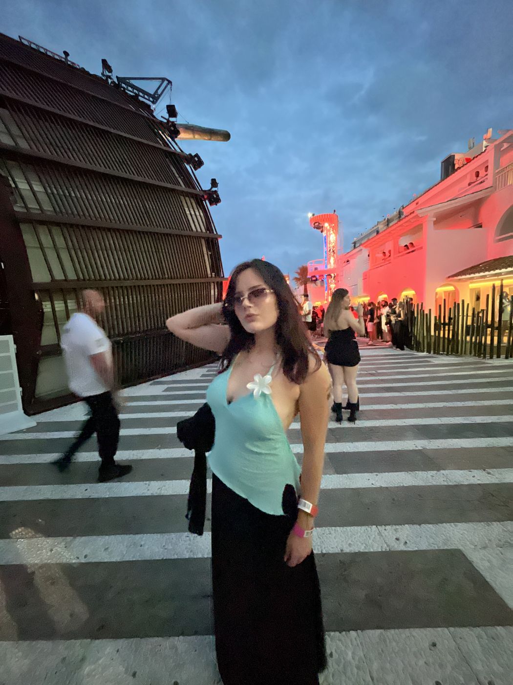 Portrait de Célia en soirée